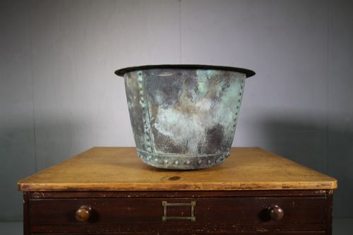 Large 19th Century Antique Copper Vessel