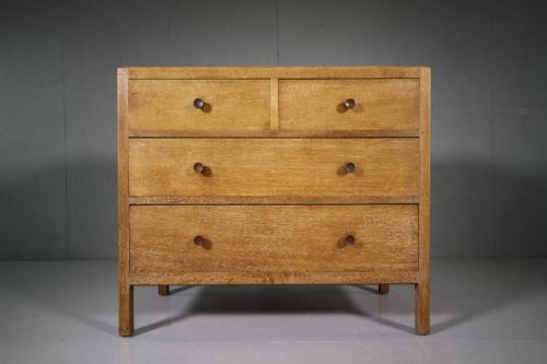 Quality 1930'S Heals Oak Chest of Drawers - Labeled
