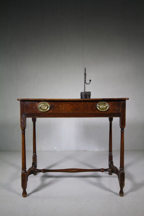 18th Century Antique Period Oak Side Table