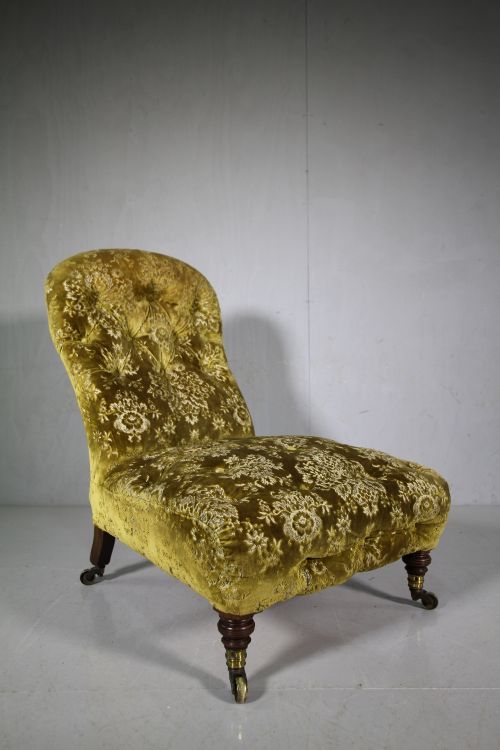 19th Century Antique Howard & Sons Deep Chair