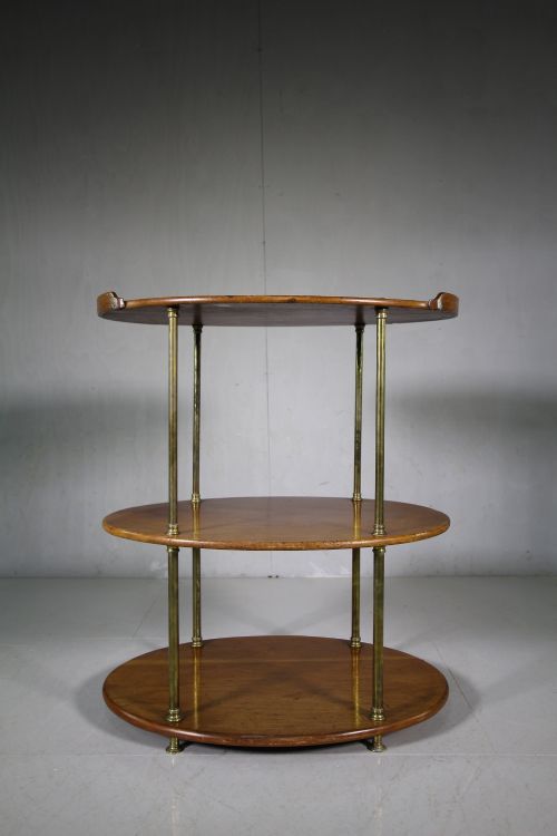 Quality 19th Century Antique Campaign Shelving
