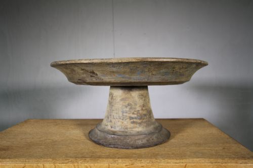 Huge 19th Century African Antique Wooden Tazza Dish