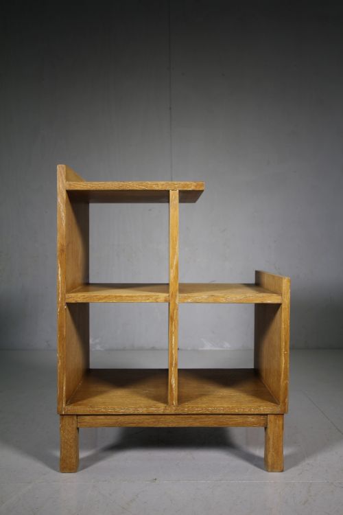 1930'S Oak Open Bookcase 
