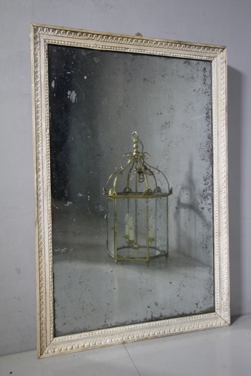 18th Century Antique Carved & Gesso Mirror