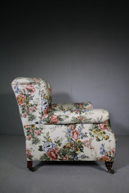 19th Century Antique Upholstered Armchair