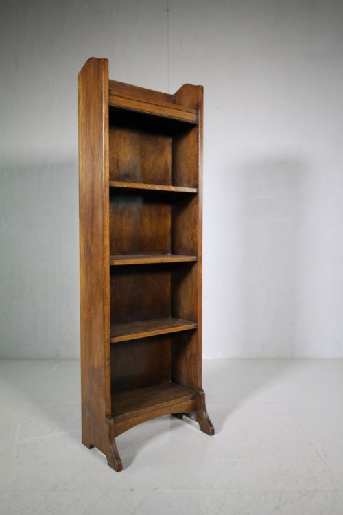 1920'S Heals of London Oak Open Bookcase