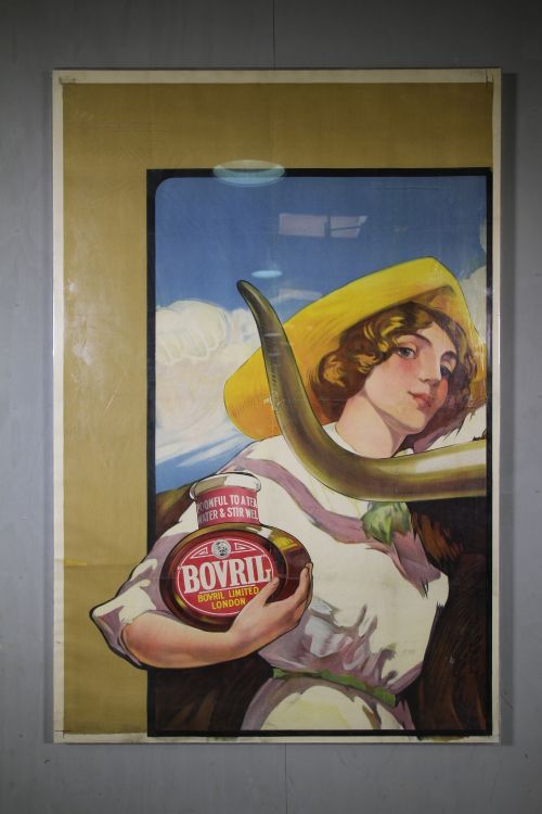 Huge 1930'S Bovril Advert in Frame
