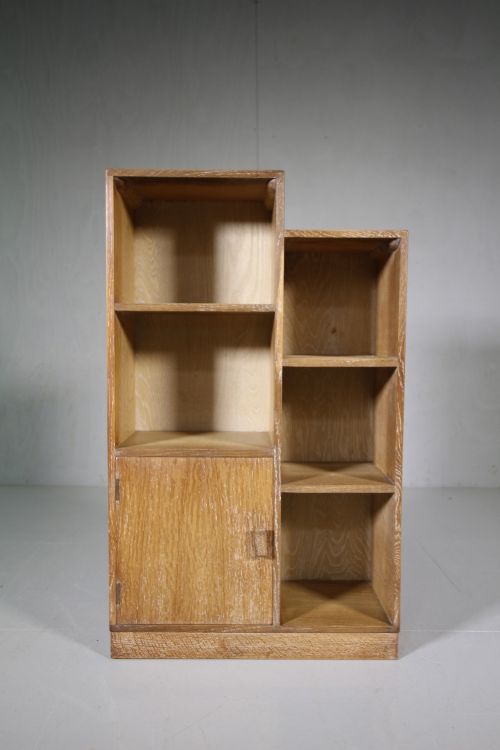 1920'S Heals Oak Bookcase - Labeled