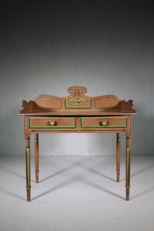 Regency Antique Painted Pine Side Table