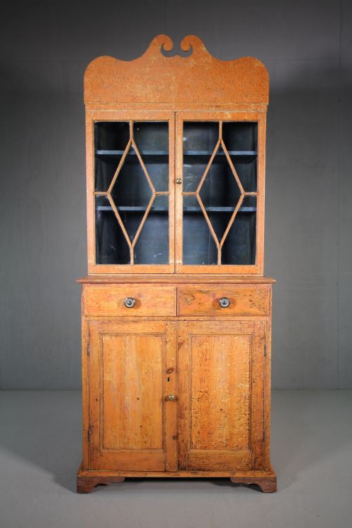Wonderful Regency Antique Pine Dresser in Original Paint