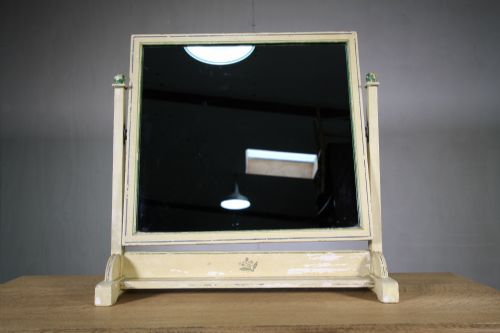 Rare 1920'S Heals Vanity Mirror in Original Paint Labeled