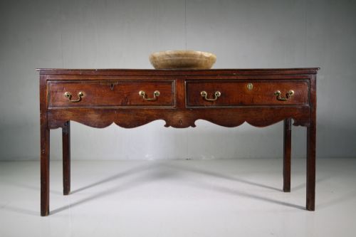 English 18th Century Antique Oak Dresser