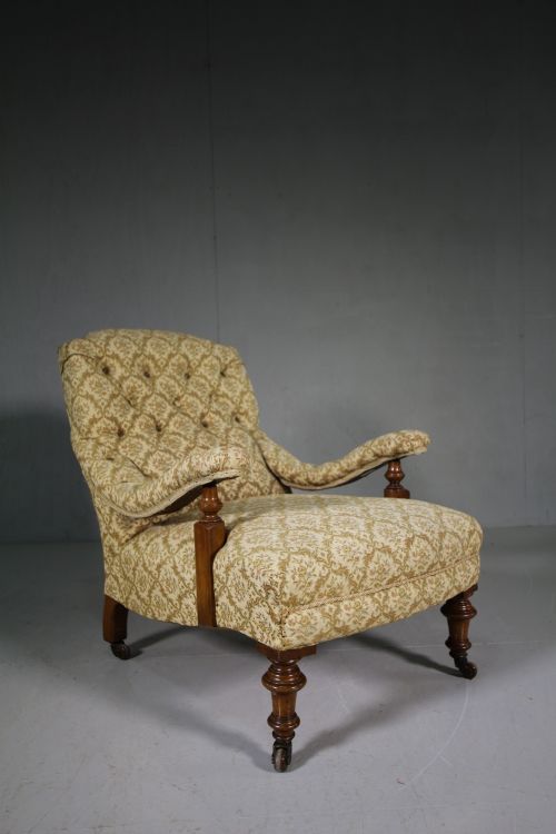 English 19th Century Antique Armchair