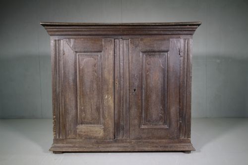 Early 18th Century French Antique Oak Cupboard
