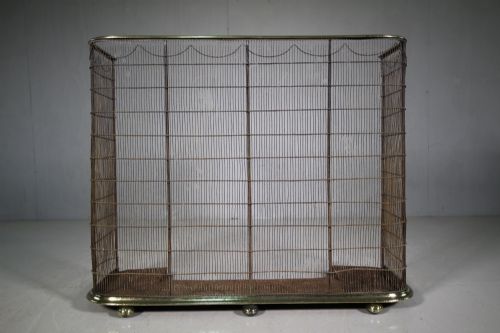 Large English 19th Century Antique Fire Guard