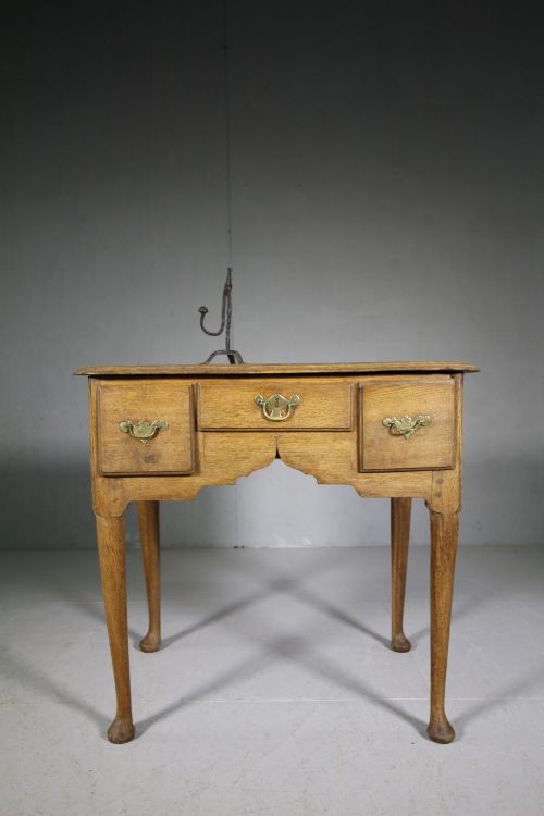 18th Century Antique Oak Low Boy Table