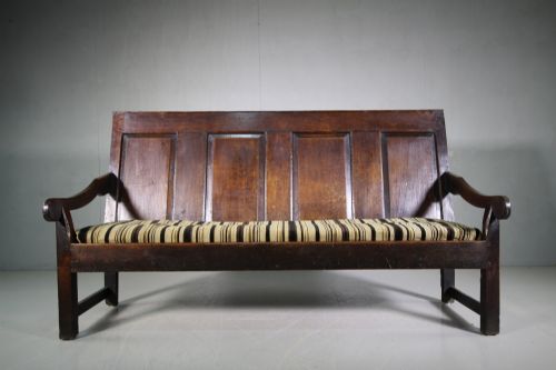 Westmoreland 18th Century Antique Oak Settle Seat