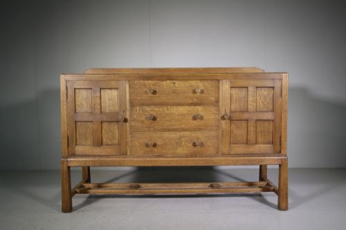 1920'S Heals of London Oak Dresser - Labeled