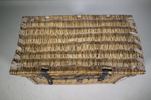 Edwardian Antique Wicker Basket
