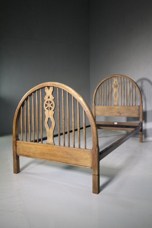 Heals Cottage Range 1920'S Oak Single Bed