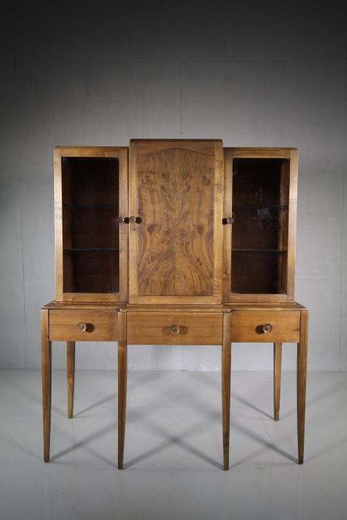 1930'S Pale Walnut Cabinet by Arthur Reynolds