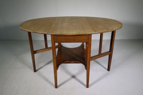 Large Heals Edwardian Antique Oak Dining Table