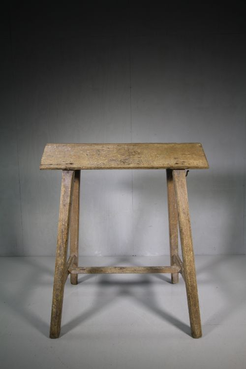 Original Painted Pine Antique Saddle Stand