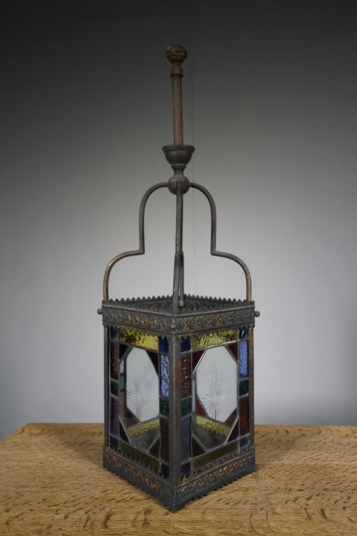 19th Century English Antique Hallway Lantern