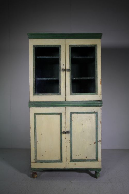 York Moors Painted Pine Antique Cupboard