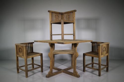 1930'S English Teak Garden Dining Set- Heals
