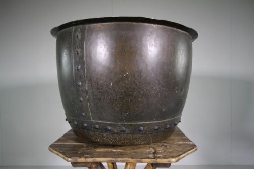 Large 19th Century Antique Copper Vessel
