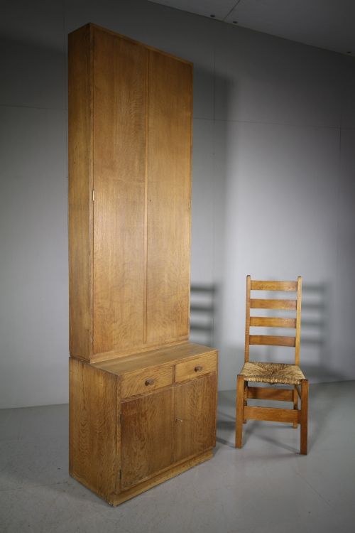 fig 1. 1930's Gordon Russell Oak Gun Cupboard