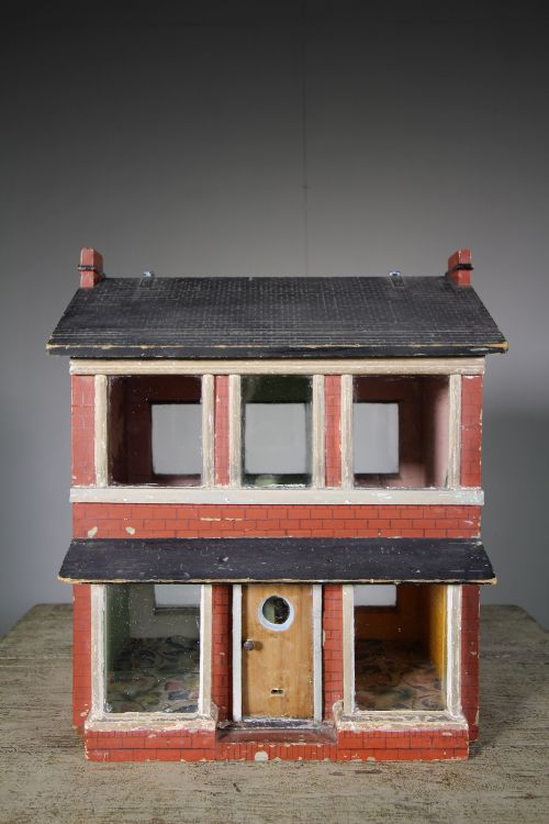 Edwardian Antique Dolls House in Original Paint