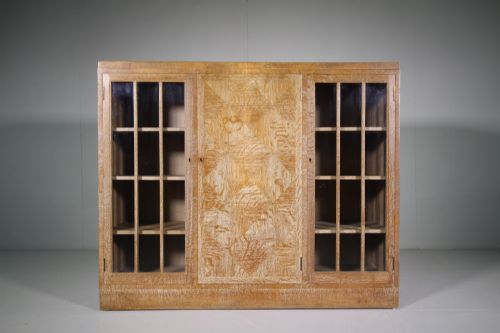 Heals 1920'S Quality Oak Bookcase -Labeled
