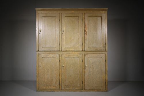 Fabulous Original Painted Pine Antique Housekeepers Cupboard
