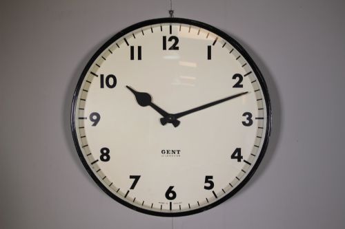 Very Large Gents of Leicester 1930'S Factory Clock.
