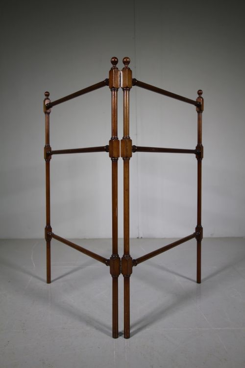English Antique Mahogany Quilt Rail