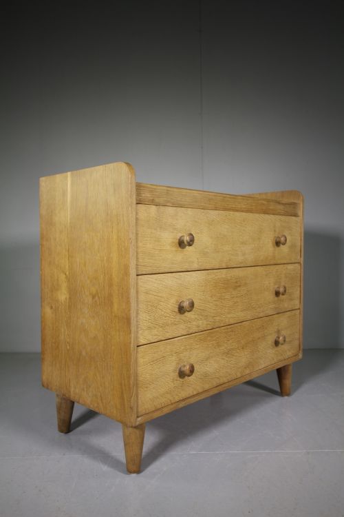 1930'S Gordon Russell Oak Cest of Drawers -Label