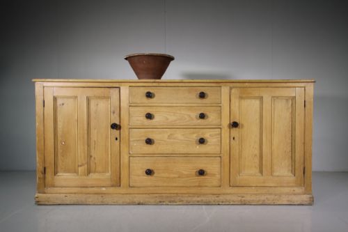 Large Scale Cumbrian Antique Pine Dresser