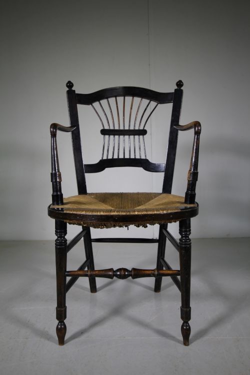 19th Century Antique Morris Rossetti Armchair
