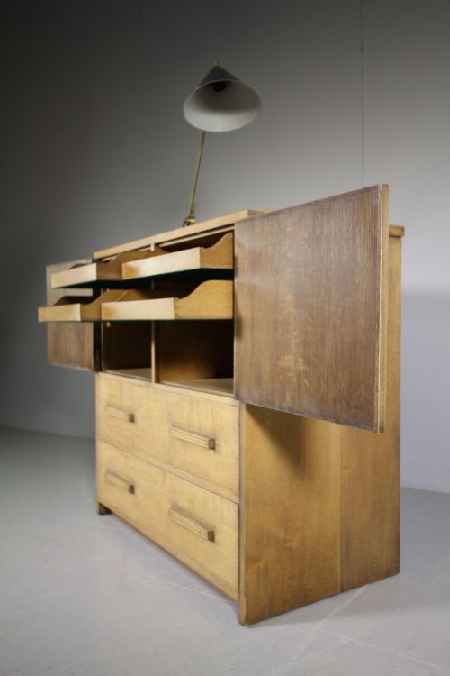 1930'S English Oak Cupboard
