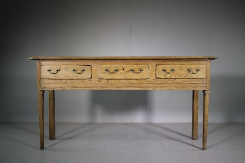 English Georgian Antique Pine Dresser

