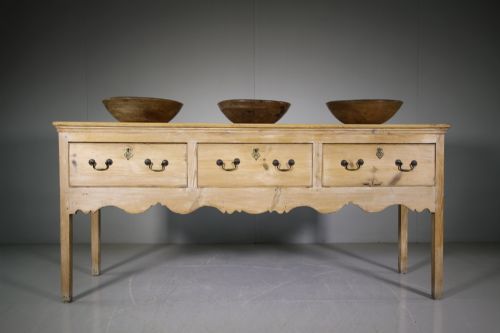 Beautiful 18th Century Antique Pine Dresser Base