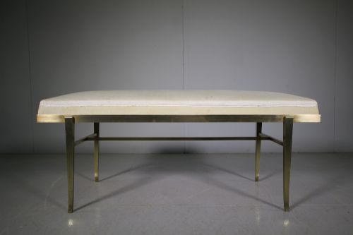 1930'S Brass Window Seat by Designer T.h Robsjohn Gibbings