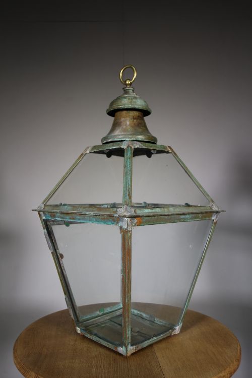 19th Century English Antique Copper Lantern