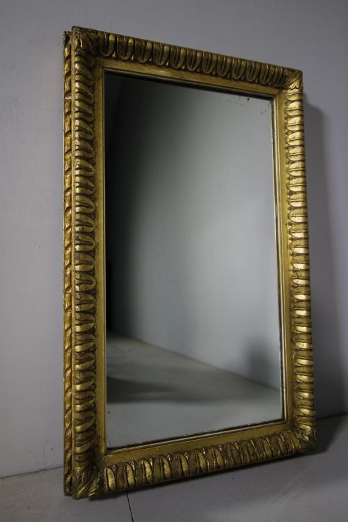 Regency Antique Gesso & Gilt Mirror