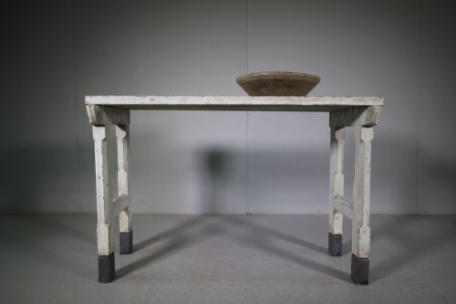 English 19th Century Antique Greenhouse Table
