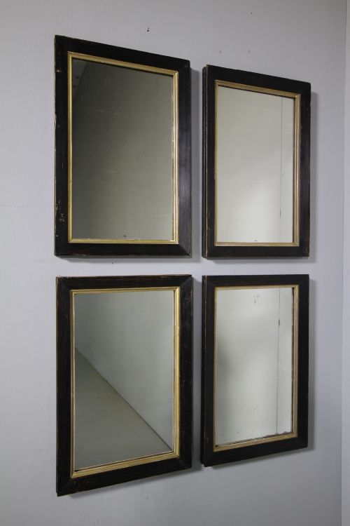 Set of Four English 19th Century Antique Mirrors