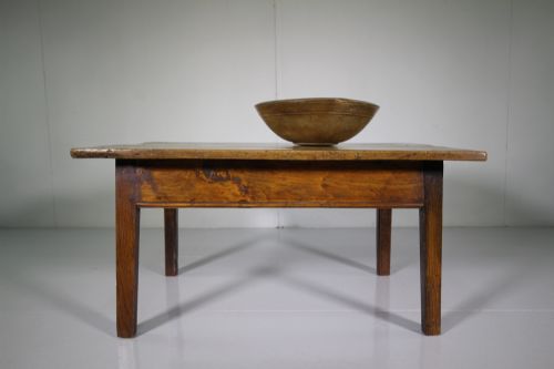 Georgian Welsh Antique Elm Low Table
