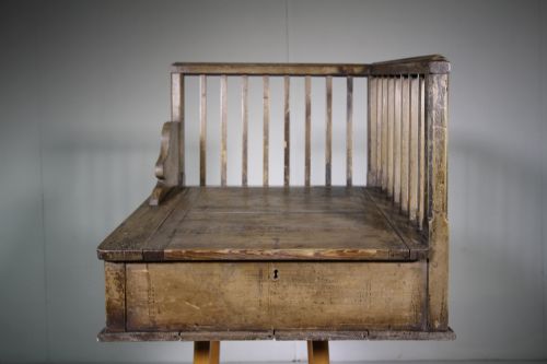 Early 19th Century Antique Clerks Desk in Original Paint